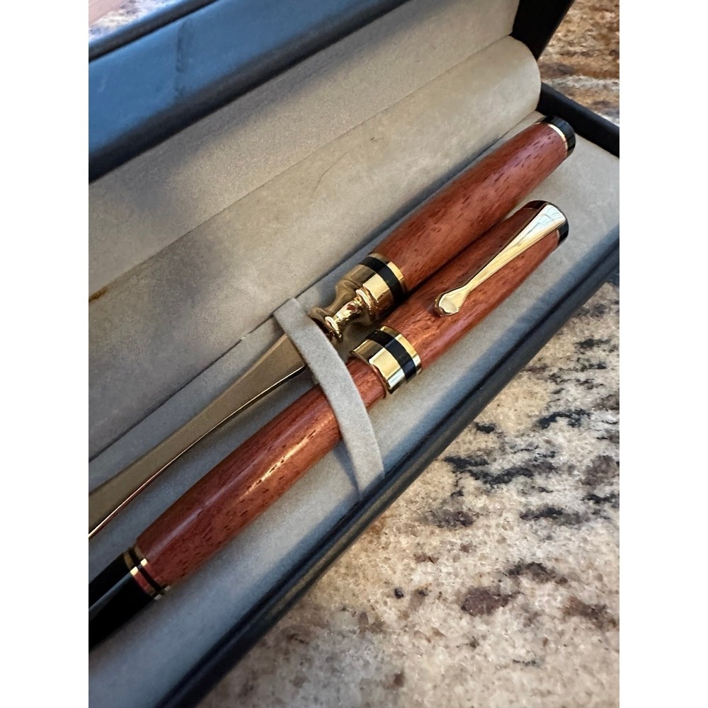 Graduation/ Father's Day Gift Twist Roller Ball Point Pen And Letter Opener New